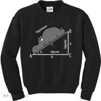 Funny Math Humor Hippotenuse Hypotenuse Funny Kids Sweatshirt thumb 0