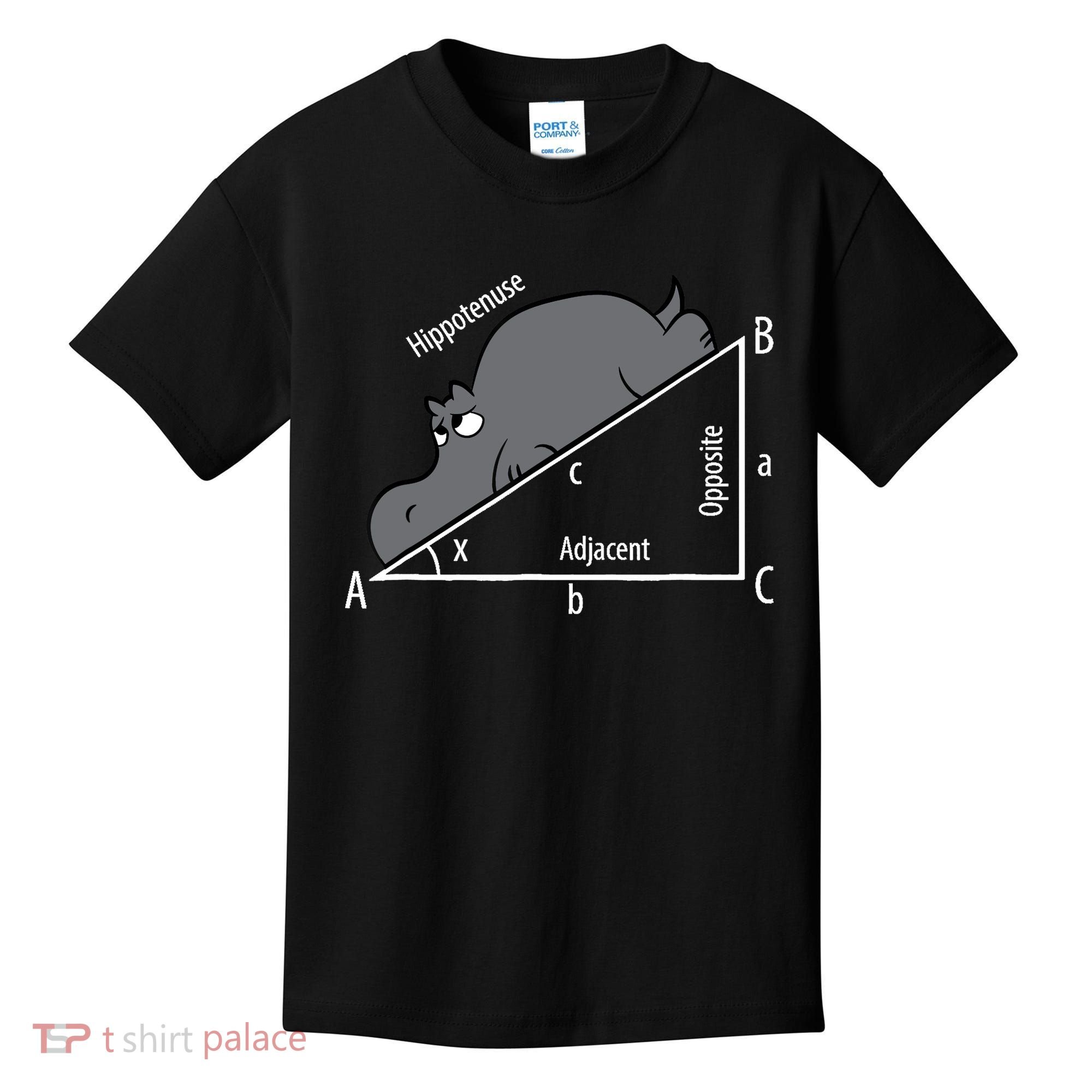 Funny Math Humor Hippotenuse Hypotenuse Funny Kids T-Shirt