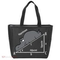 Funny Math Humor Hippotenuse Hypotenuse Funny Tote Bag thumb 0