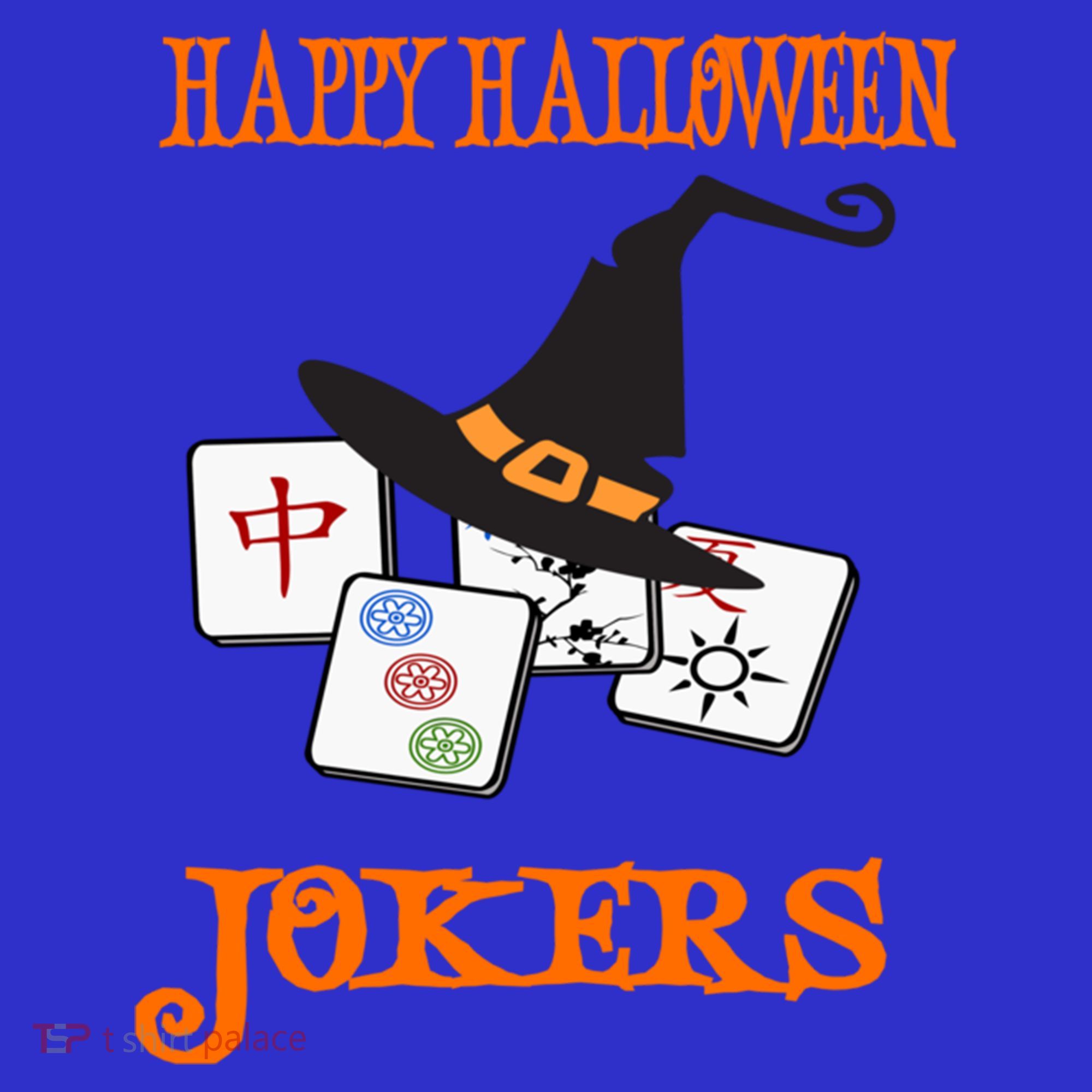 Funny Mahjong Happy Halloween Jokers Tile Game Gift Hoodie