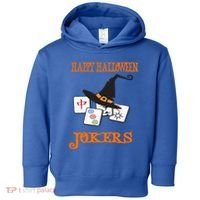 Funny Mahjong Happy Halloween Jokers Tile Game Gift Toddler Hoodie thumb 0