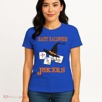 Funny Mahjong Happy Halloween Jokers Tile Game Gift Women's T-Shirt thumb 4