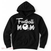 Football Mom Heart Cute Helmet Hoodie thumb 0