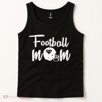 Football Mom Heart Cute Helmet Tank Top thumb 2