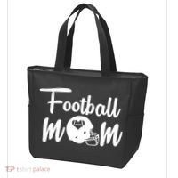 Football Mom Heart Cute Helmet Tote Bag thumb 3