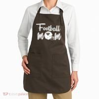 Football Mom Heart Cute Helmet Apron thumb 2