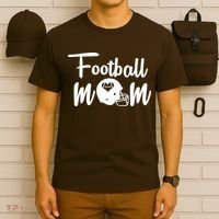 Football Mom Heart Cute Helmet T-Shirt thumb 6
