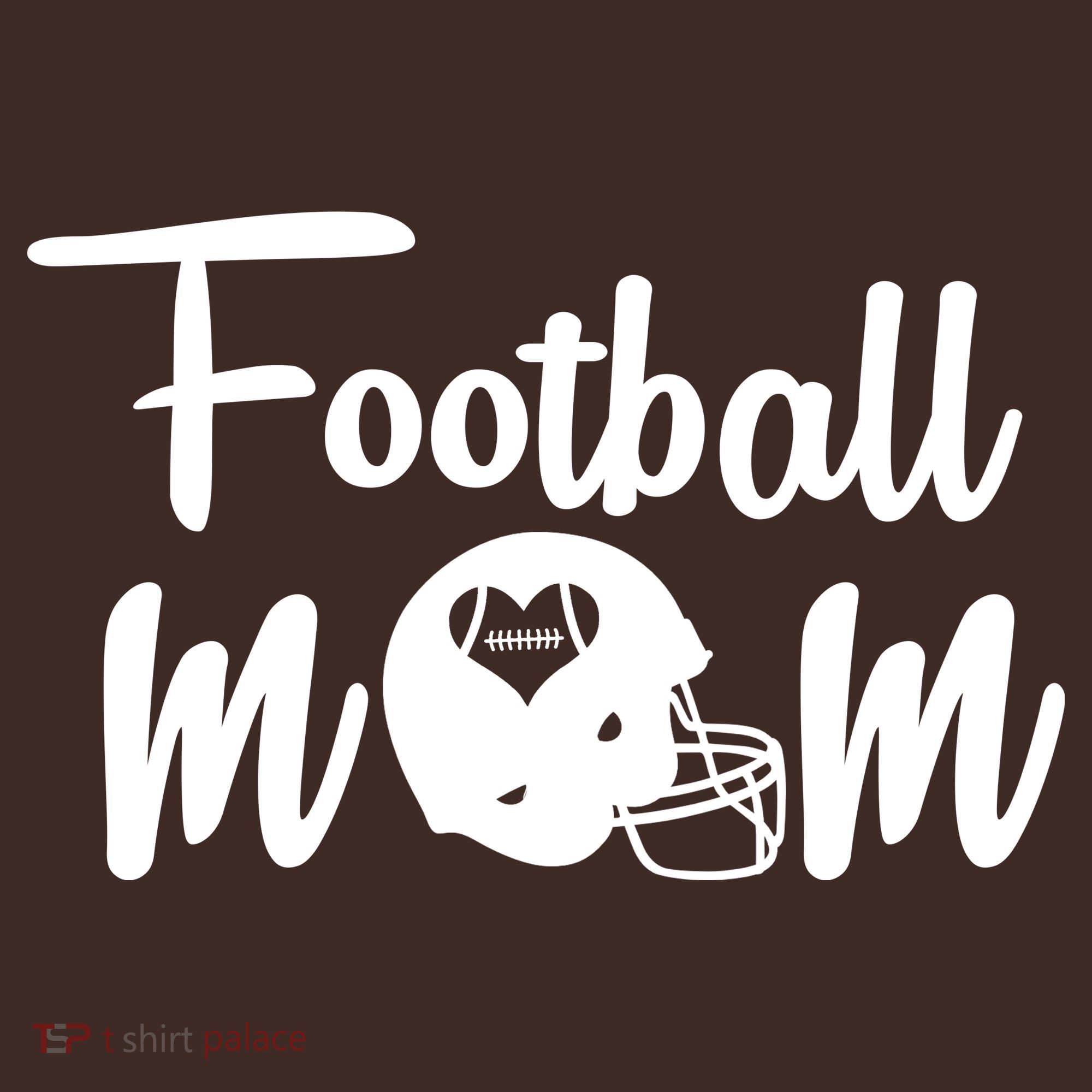 Football Mom Heart Cute Helmet Beanie