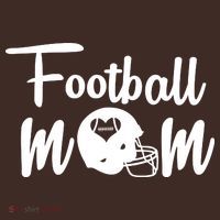 Football Mom Heart Cute Helmet Coaster thumb 2