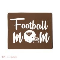 Football Mom Heart Cute Helmet Mousepad thumb 0