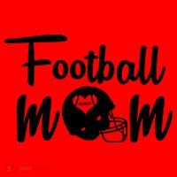 Football Mom Heart Cute Helmet Santa Hat thumb 1