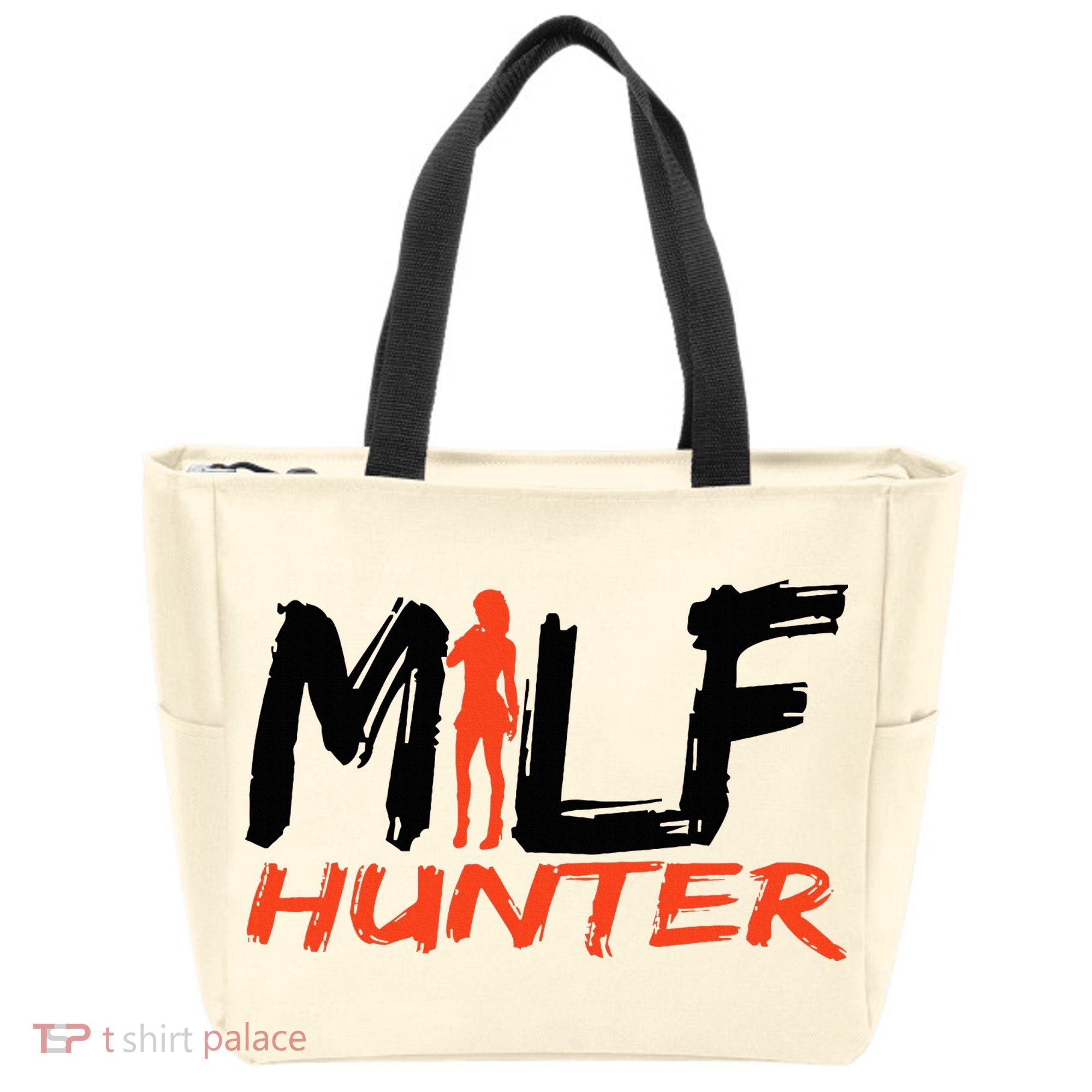 Funny Milf Hunter Tote Bag