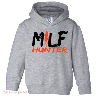 Funny Milf Hunter Toddler Hoodie
