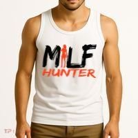 Funny Milf Hunter Tank Top thumb 3