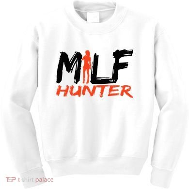 Funny Milf Hunter Kids Sweatshirt