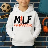 Funny Milf Hunter Kids Hoodie thumb 2
