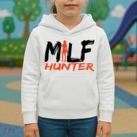 Funny Milf Hunter Kids Hoodie thumb 3