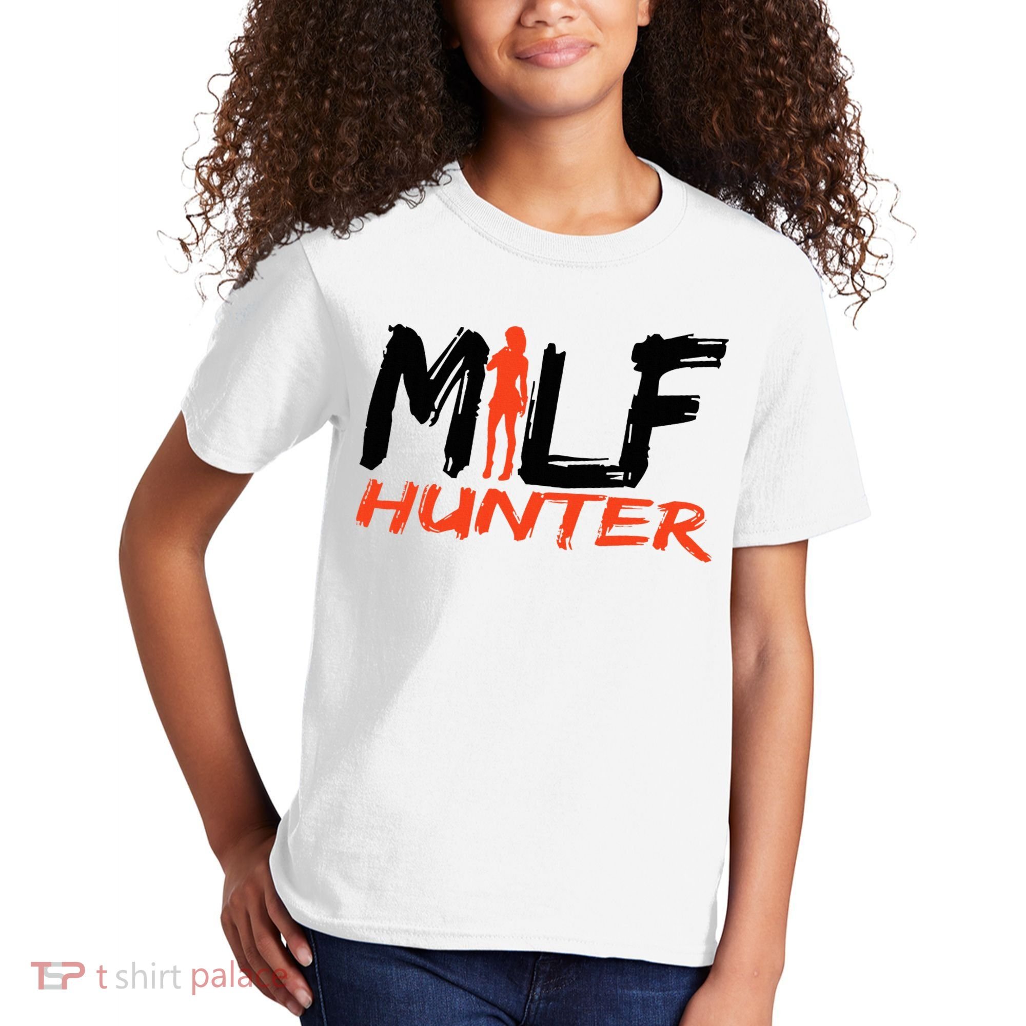 Funny Milf Hunter Kids T-Shirt