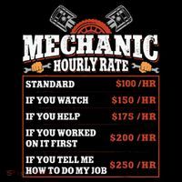 Funny Mechanic Hourly Rate Labor Rates Car Mechanic Coffee Mug thumb 5