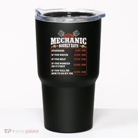 Funny Mechanic Hourly Rate Labor Rates Car Mechanic Tumbler thumb 0