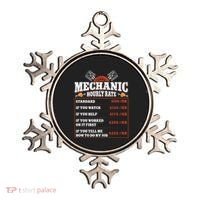 Funny Mechanic Hourly Rate Labor Rates Car Mechanic Ornament thumb 0