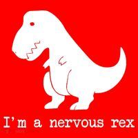 Funny Mental Health Awareness Trex Dinosaur With Anxiety Baby Bodysuit thumb 2