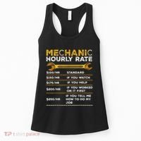 Funny Mechanic Hourly Rate Gifts Labor Rates Women's Tank Top thumb 0