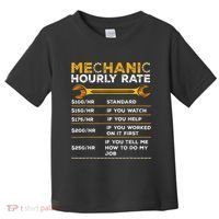Funny Mechanic Hourly Rate Gifts Labor Rates Toddler T-Shirt thumb 0