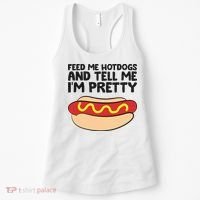 Feed Me Hotdogs And Tell Me I'm Pretty Hot Dog Women's Tank Top thumb 0