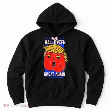 Funny Make Halloween Great Again Trump Pumpkin Hoodie