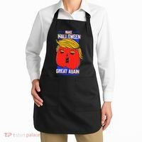 Funny Make Halloween Great Again Trump Pumpkin Apron thumb 2