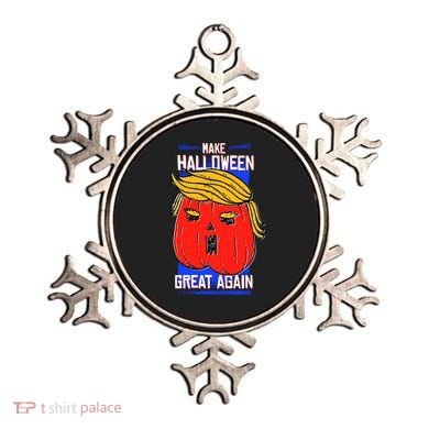 Funny Make Halloween Great Again Trump Pumpkin Ornament
