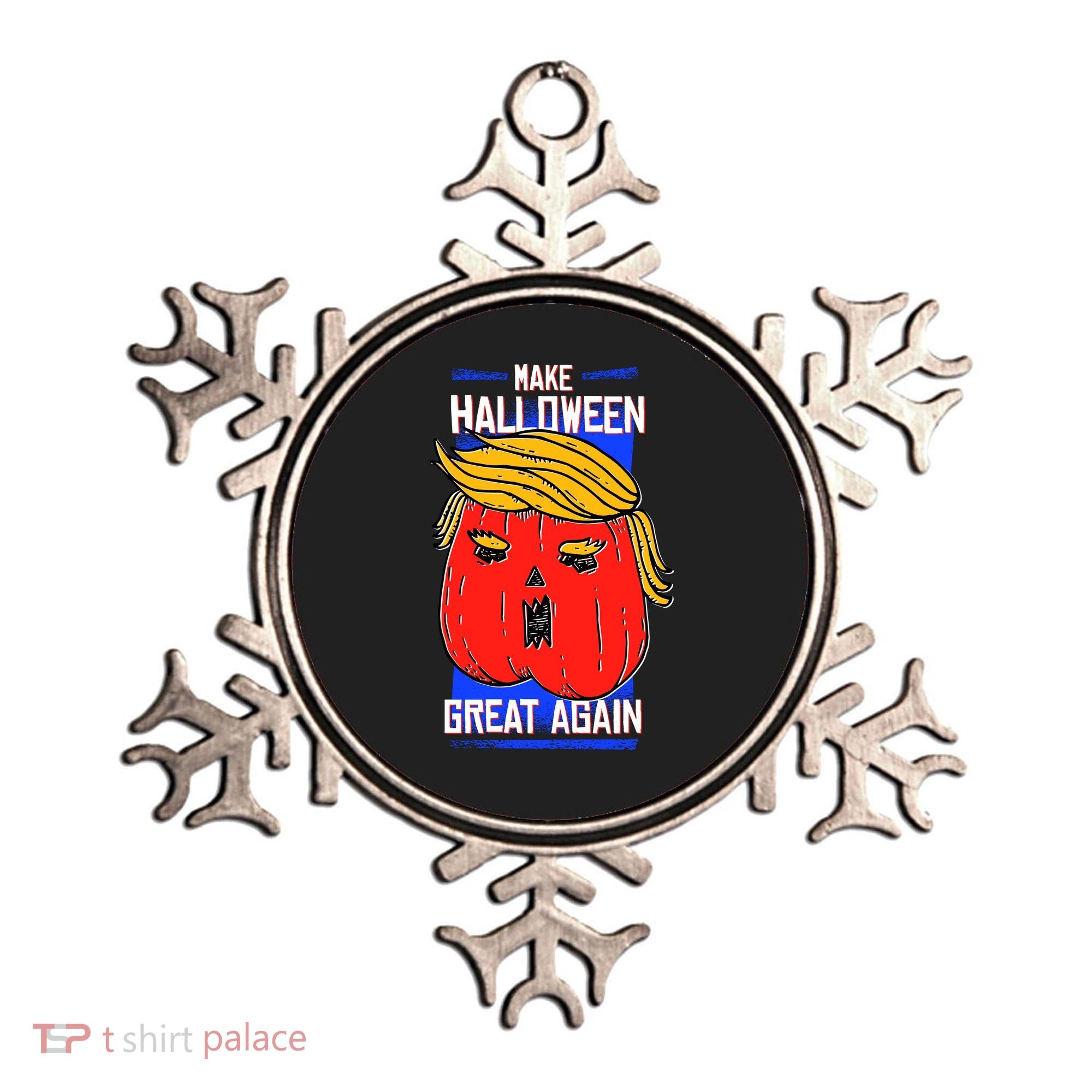 Funny Make Halloween Great Again Trump Pumpkin Ornament
