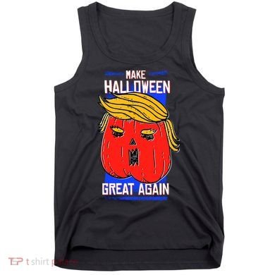 Funny Make Halloween Great Again Trump Pumpkin Tank Top