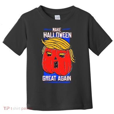 Funny Make Halloween Great Again Trump Pumpkin Toddler T-Shirt