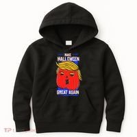Funny Make Halloween Great Again Trump Pumpkin Kids Hoodie thumb 0