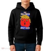 Funny Make Halloween Great Again Trump Pumpkin Kids Hoodie thumb 4