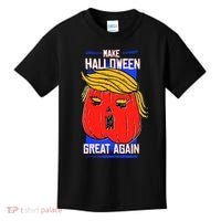 Funny Make Halloween Great Again Trump Pumpkin Kids T-Shirt thumb 0