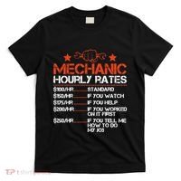 Funny Mechanic Hourly Rate Labor Rates Costume T-Shirt thumb 0
