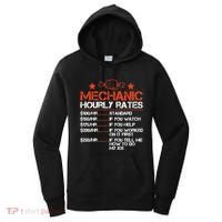 Funny Mechanic Hourly Rate Labor Rates Costume Women's Hoodie thumb 0