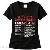 Funny Mechanic Hourly Rate Labor Rates Costume Women's T-Shirt thumb 0