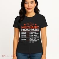 Funny Mechanic Hourly Rate Labor Rates Costume Women's T-Shirt thumb 4
