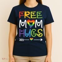 Free Mom Hugs T-Shirt thumb 4