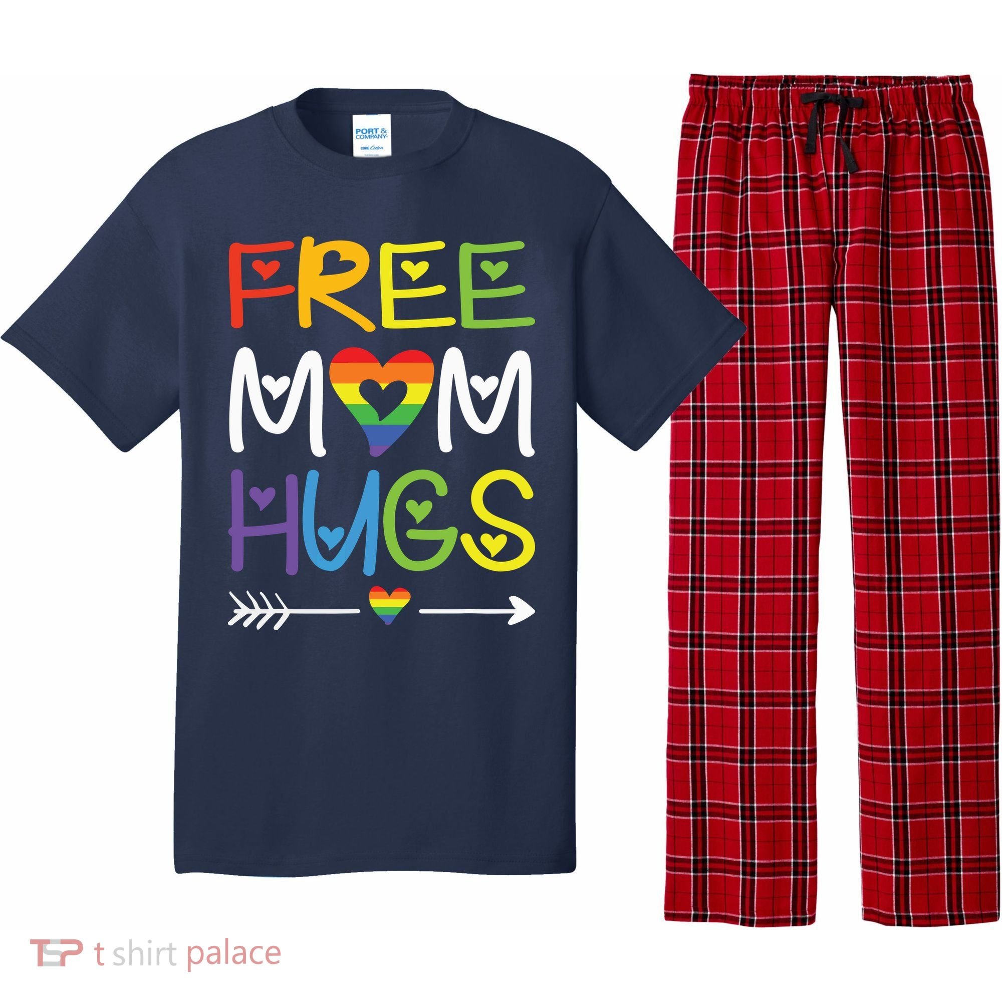 Free Mom Hugs Pajama Set