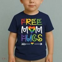 Free Mom Hugs Toddler T-Shirt thumb 2