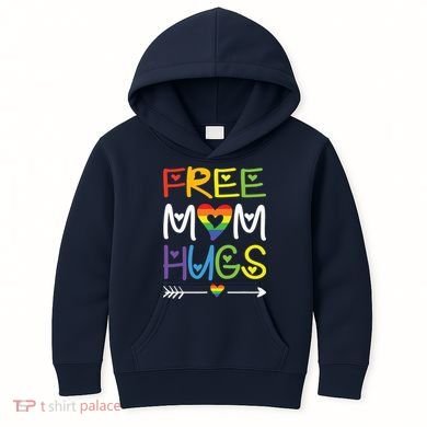 Free Mom Hugs Kids Hoodie