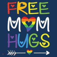 Free Mom Hugs Kids Long Sleeve Shirt thumb 2