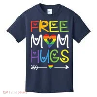 Free Mom Hugs Kids T-Shirt thumb 0