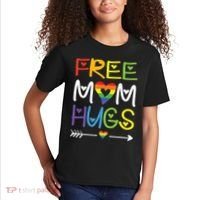 Free Mom Hugs Kids T-Shirt thumb 2