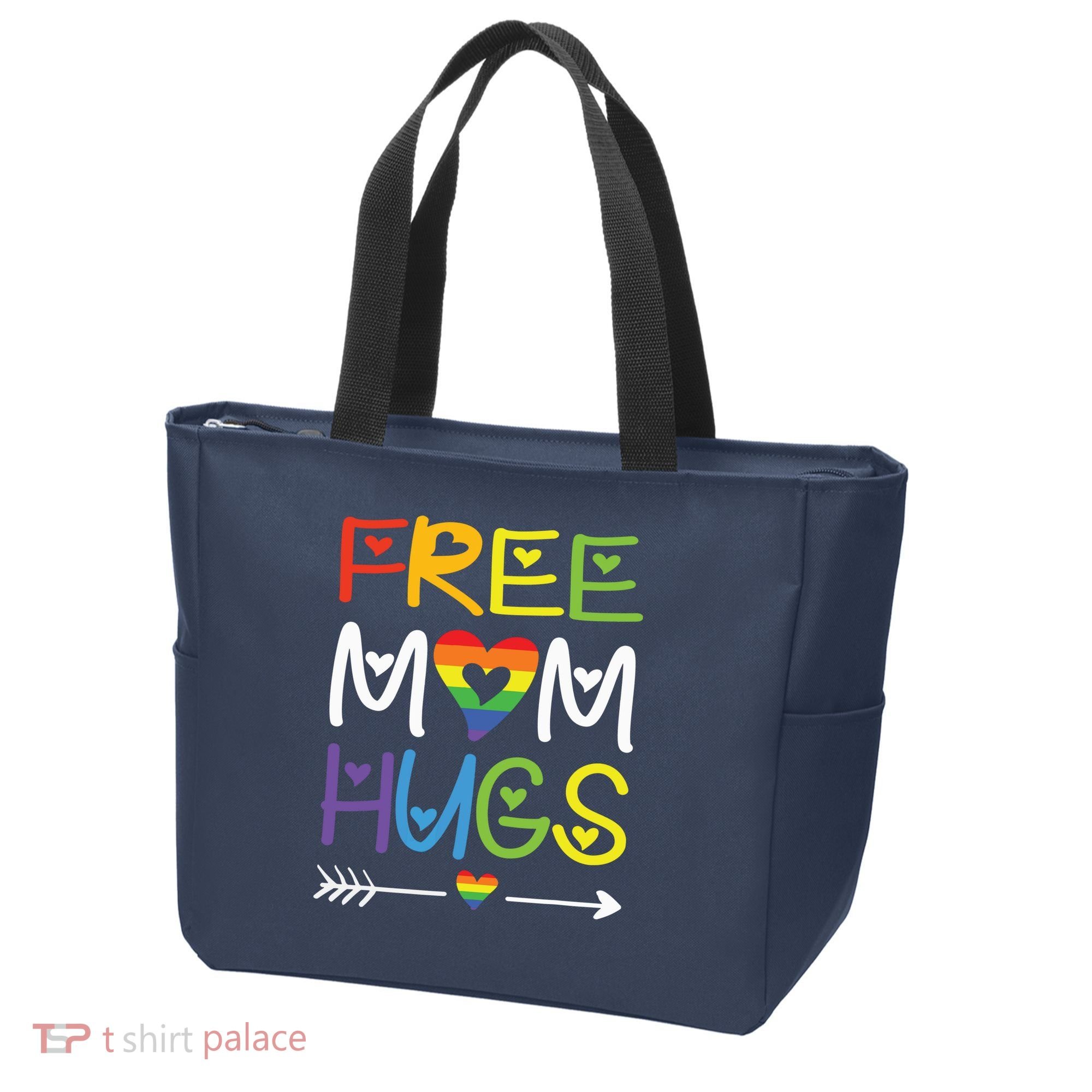 Free Mom Hugs Tote Bag